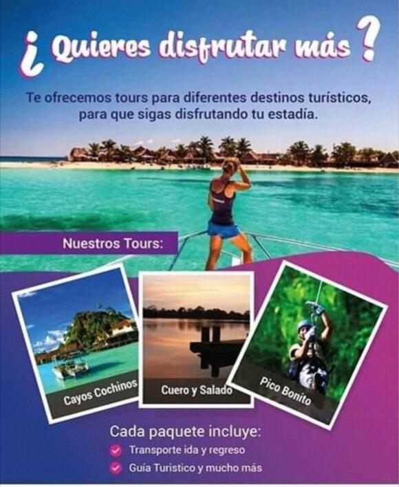 Hotel Art Deco Beach La Ceiba Kültér fotó